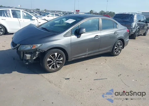 2013 Honda Civic Ex из США, поврежденный, VIN 2HGFB2F89DH523047